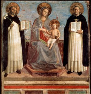Vergine e Bambino con i santi Domenico e Tommaso d