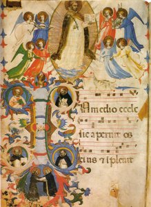 san domenico in gloria da Fra Angelico
