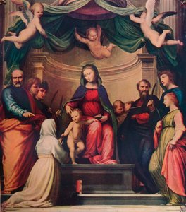 Il matrimonio mistico di Santa Caterina da Siena, 1511, 1911