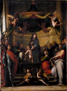 La Vergine sul trono o il Matrimonio mistico di Santa Caterina da Fra Bartolomeo