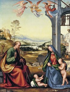 La Sacra Famiglia con Giovanni Battista