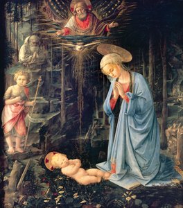 Adorazione del Bambino di Palazzo Medici da Fra Filippo Lippi