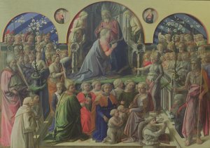 Incoronazione della Vergine con Santi e Angeli, 1441-47 da Fra Filippo Lippi