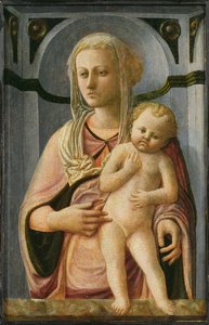 Madonna e Bambino (dettaglio) da Fra Filippo Lippi