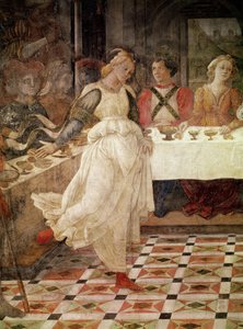Salomè danza al banchetto di Erode (dettaglio)