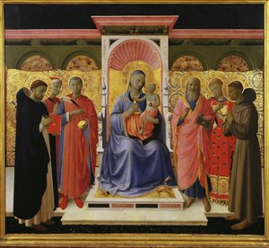 Sacra Conversazione Pala Annalena da Fra Giovanni Angelico da Fiesole