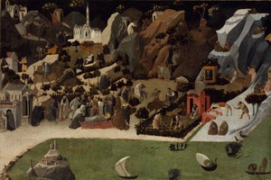 Scene dalle vite dei Padri del Deserto di Tebaide da Fra Giovanni Angelico da Fiesole