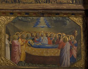La morte della Vergine (dettaglio), 1430-1432 da Fra Giovanni Angelico da Fiesole