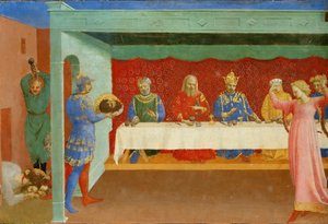 Il banchetto di Erode e la decapitazione di San Giovanni Battista, ca. 1430 da Fra Giovanni Angelico da Fiesole