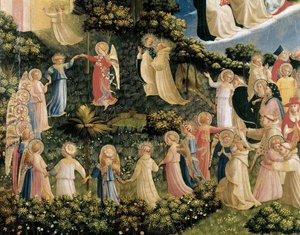 Il Giudizio Universale (dettaglio), ca 1432 da Fra Giovanni Angelico da Fiesole