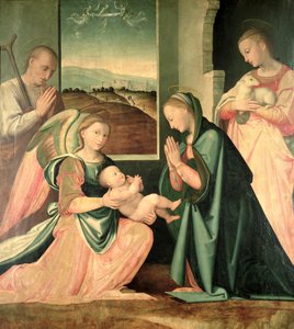 La Sacra Famiglia con Sant