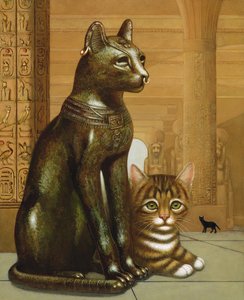 Mike il Gattino del British Museum da Frances Broomfield