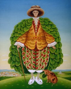 I nuovi vestiti (Ivor Cutler come personaggio nella poesia di Edward Lear) da Frances Broomfield