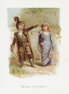 Petruchio e Katharina da Frances Brundage