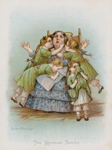 La famiglia Kenwigs (cromolitografia) da Frances Brundage