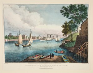 Isola di Blackwells, East River da Frances Flora Bond Palmer