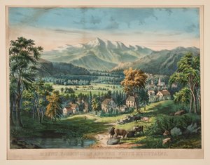 Monte Washington e le Montagne Bianche da Frances Flora Bond Palmer