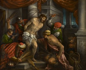 La flagellazione di Cristo, circa 1580-1585