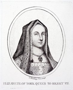 Elisabetta di York, Regina Consorte di Re Enrico VII (incisione) da Francesco (after) Bartolozzi