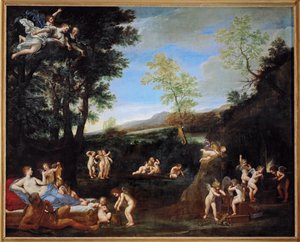 Le repos de Venus et de Vulcain - il riposo di Venere e Vulcano ... da Francesco Albani
