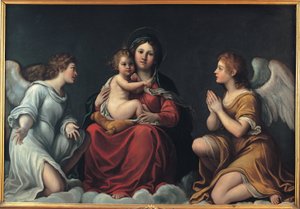 Madonna con Bambino e angeli da Francesco Albani