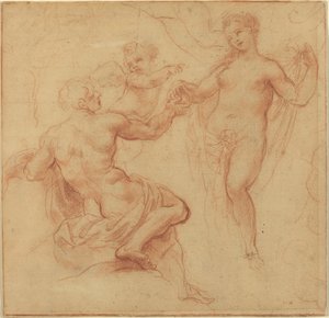 Paride che assegna la mela a Venere