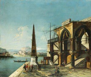 Francesco Albotto Architectural capriccio