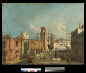 Veduta di Campo e Porta Arsenale da Francesco Albotto
