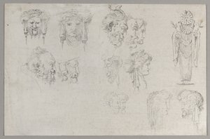 Studi di teste da Francesco Algarotti