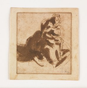 Studio di una Donna che Tiene un Bambino