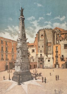 Piazza San Domenico Maggiore, a Napoli