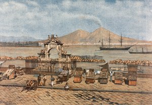 Spiaggia di Santa Lucia, a Napoli da Francesco Aversano