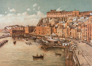 Il quartiere di Santa Lucia, a Napoli da Francesco Aversano