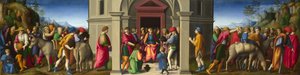 Giuseppe riceve i suoi fratelli, ca 1515