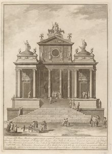 Un tempio dedicato a Giove, Giunone e Minerva, per il Festival della Chinea da Francesco Barbazza