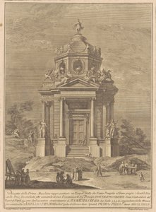 La Prima Macchina per la Chinea del 1782: Il Tempio di Giano costruito da Numa Pompilio