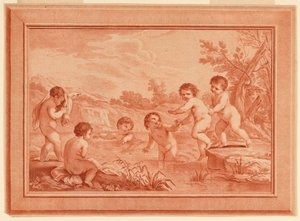 Ragazzi che giocano da Francesco Bartolozzi