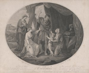 Coriolanus: Il Dio dei Soldati, per vergogna invulnerabile... Shakespeare, Cori..., 3 novembre 1785 da Francesco Bartolozzi