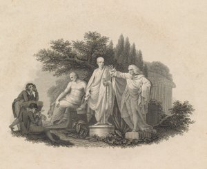 Demostene, Cicerone e William Pitt, Conte di Chatham da Francesco Bartolozzi