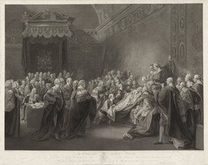 Morte del conte di Chatham da Francesco Bartolozzi