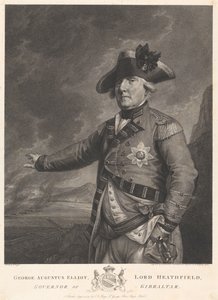 George Augustus Elliot, Lord Heathfield, governatore di Gibilterra da Francesco Bartolozzi