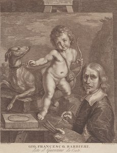 Autoritratto di Guercino da Francesco Bartolozzi
