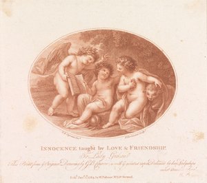 Unschuld gelehrt durch Liebe und Freundschaft da Francesco Bartolozzi