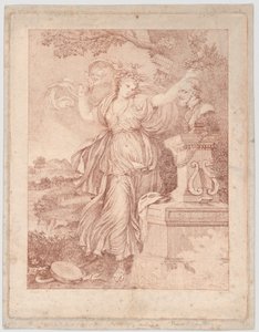 Mrs. Abington come Thalia, 1783 da Francesco Bartolozzi