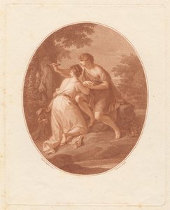 Paris und Oenone da Francesco Bartolozzi
