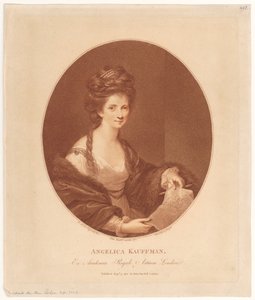 Ritratto di Angelika Kauffmann da Francesco Bartolozzi