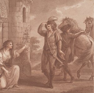 Principe Edmund, soprannominato Ironside e Algitha da Francesco Bartolozzi
