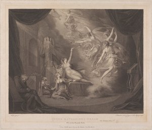 Il Sogno della Regina Caterina - "Enrico VIII" da Francesco Bartolozzi
