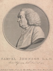 Samuel Johnson da Francesco Bartolozzi