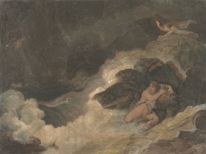 La tempesta di Shakespeare, Poeti britannici di Macklin da Francesco Bartolozzi